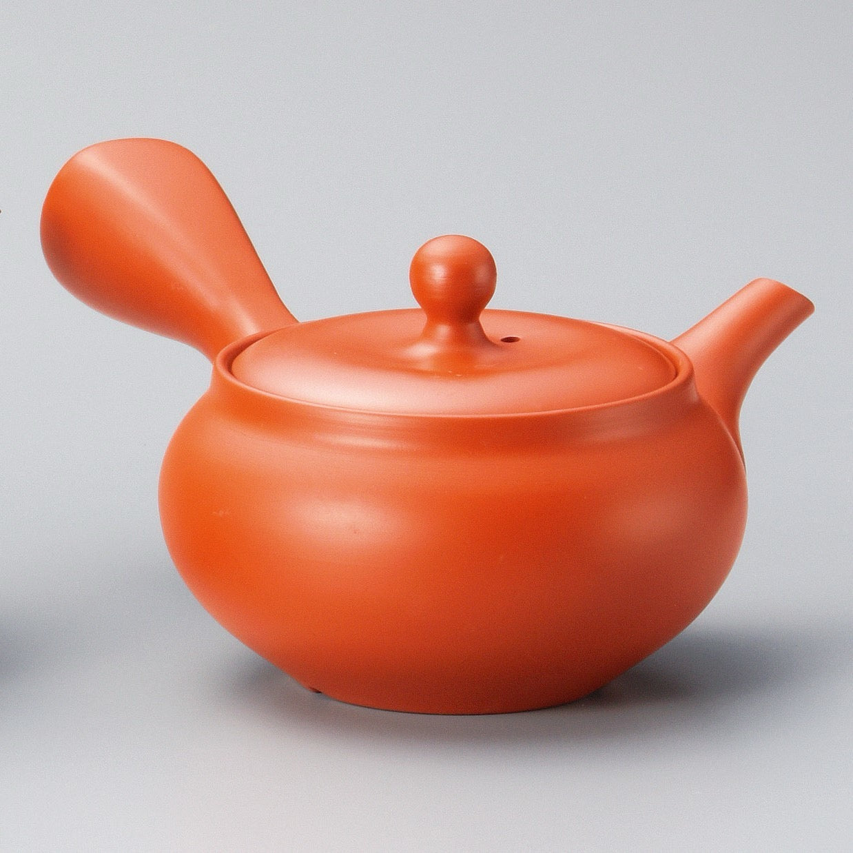 Red Tokoname ware Japanese Kyusu