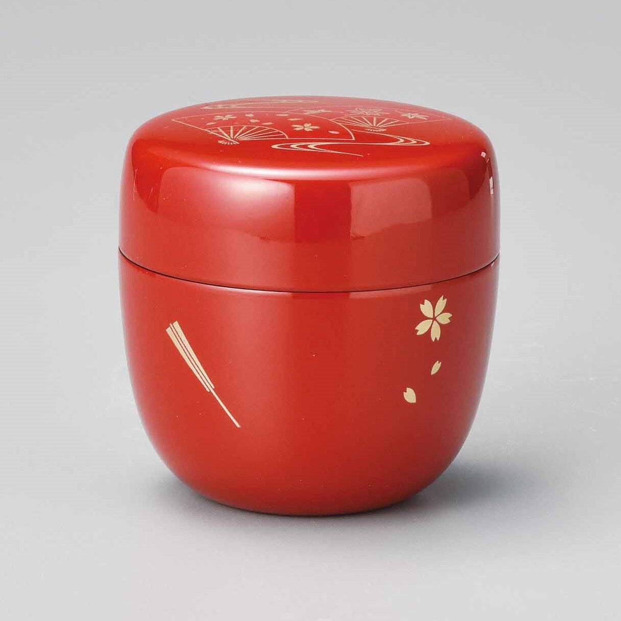 Shu Noriko Red Matcha Canister - Japanese Matcha Natsume